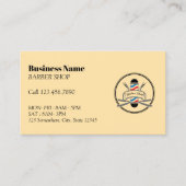 美容師理容師ポールプロフェッショナル理容師ショップ 名刺 (正面)