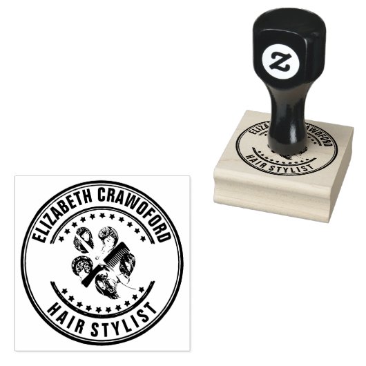 美容師理髪剤又は美しいサロン ラバースタンプ (押印)