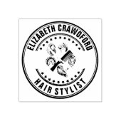 美容師理髪剤又は美しいサロン ラバースタンプ (インプリント)