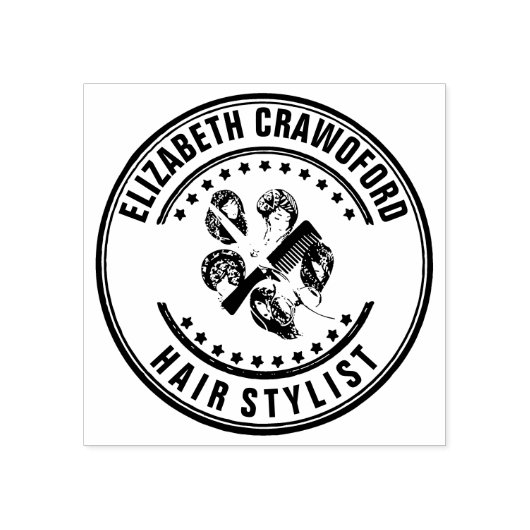 美容師理髪剤又は美しいサロン ラバースタンプ (インプリント)