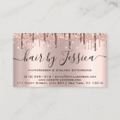 美容師理髪用鋏バラドリップスルクス 名刺 (裏面)