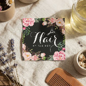 美容師理髪用鋏フローラ包装 スクエア名刺