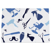 美容師用具の軽い音 ラージペーパーバッグ (正面)