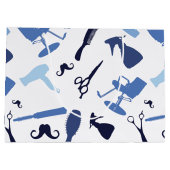 美容師用具の軽い音 ラージペーパーバッグ (裏面)