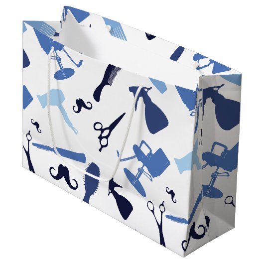 美容師用具の軽い音 ラージペーパーバッグ (正面アングル)