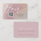 美容師用QRモダンコード名刺 名刺 (正面/裏面)