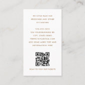 美容師白写真 名刺 (裏面)