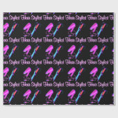 美容師素晴らしティーとギフト ラッピングペーパー (フラット)