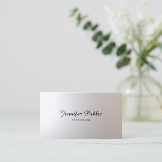 美容師美しいサロンスクリプトグレースフルグラマー 名刺 (スタンド正面)