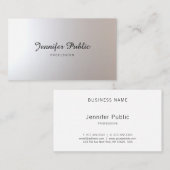 美容師美しいサロンスクリプトグレースフルグラマー 名刺 (正面/裏面)