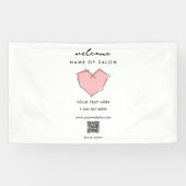 美容師美しいサロンボーティシアンボビーピン 横断幕 (横)