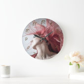 美容師美しいサロン大時計 ラージ壁時計 (ホーム)