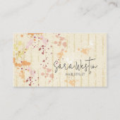 美容師美しいサロン 名刺 (正面)