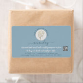 美容師美しいスチュディラッシュ金ゴールドロゴQRコード ラベル (インサイチュ)