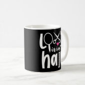 美容師美容師の愛が髪の中にある コーヒーマグカップ (正面右)