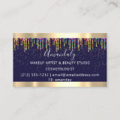 美容師美容師コイフールレインボーブシザー 名刺 (裏面)