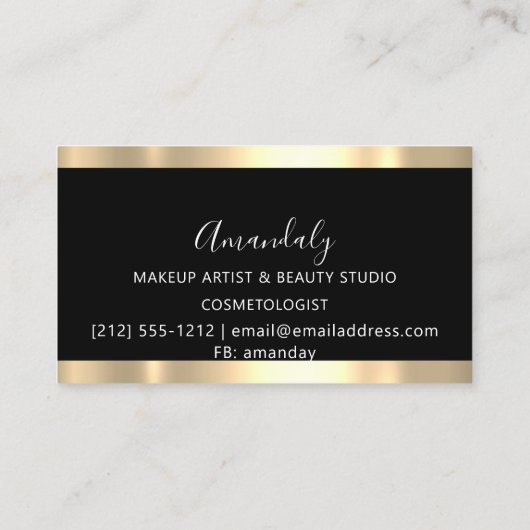 美容師美容師ゴールデンシザーズコイフール 名刺 (裏面)