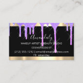 美容師美容師ドリップスシザーズコイフール 名刺 (裏面)