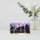 美容師美容師ドリップスシザーズコイフール 名刺 (スタンド正面)