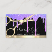 美容師美容師ドリップスシザーズコイフール 名刺 (正面)