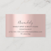 美容師美容師バラシザーズコイフール 名刺 (裏面)