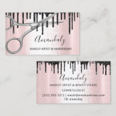 美容師美容師バラシーバーシザーズドリップ 名刺 (正面/裏面)