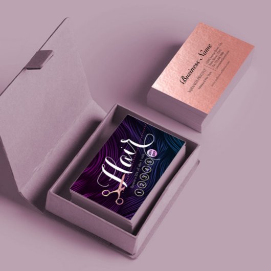 美容師美容師バラ金ゴールドシザーロイヤリティ ロイヤリティカード