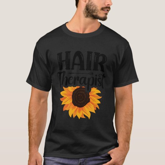 美容師美容師ヘアカット美しい Tシャツ (正面)