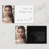 美容師美容師メイク結婚アップブライダル 名刺 (正面/裏面)
