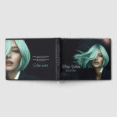 美容師美容師モダンの探求の本 ゲストブック (全面)