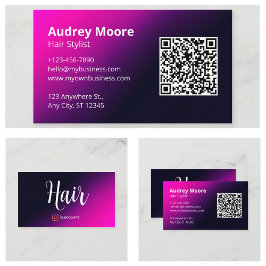 美容師美容師モダン 名刺