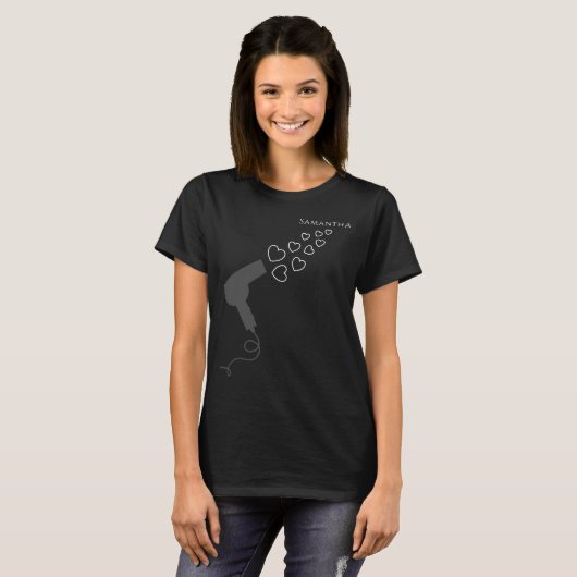 美容師美容師名 Tシャツ (正面フル)