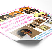 美容師美容師彫刻作成キット フォトプリント (角)