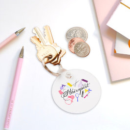 美容師美容師理容師デザイン キーホルダー