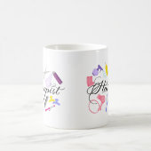 美容師美容師理容師デザイン コーヒーマグカップ (中央)