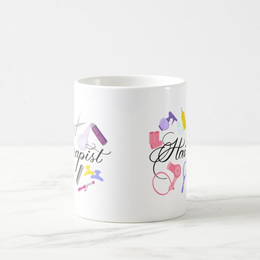 美容師美容師理容師デザイン コーヒーマグカップ (中央)