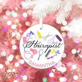 美容師美容師理容師デザイン セラミックオーナメント