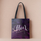 美容師美容師美しいバラ金ゴールドはさみ トートバッグ