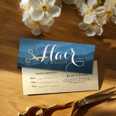 美容師美容師美しいブルー金ゴールド鋏