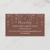 美容師美容師金ゴールドシザーズコイフール 名刺 (裏面)