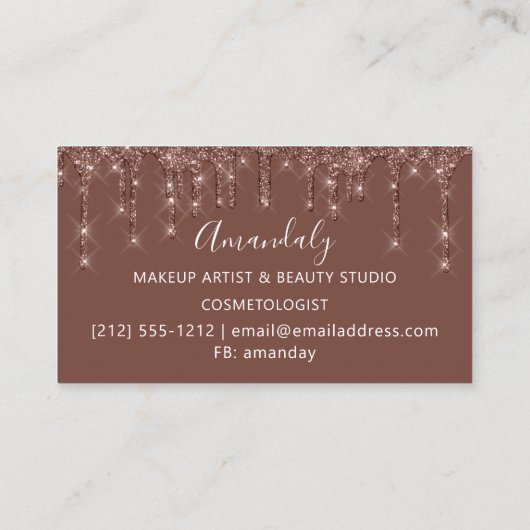 美容師美容師金ゴールドシザーズコイフール 名刺 (裏面)