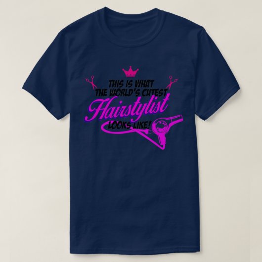 美容師美容師 Tシャツ (デザイン正面)