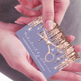 美容師美容用はさみバラスモークヴィオール 名刺