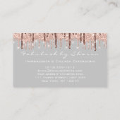 美容師美容用鋏バラグレードリップス 名刺 (裏面)