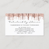 美容師美容用鋏バラドリップスホワイト 名刺 (裏面)