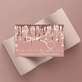 美容師美容用鋏バラドリップ赤面 名刺