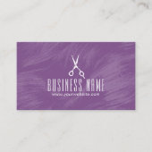 美容師美容院パープルサロンアポイントメント 予約カード (正面)