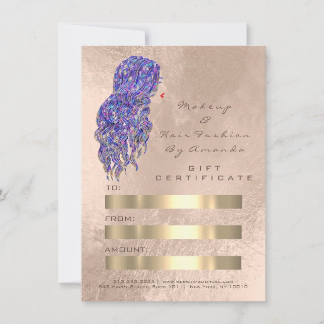 美容師美容院マーメイド金ゴールドパール (正面)