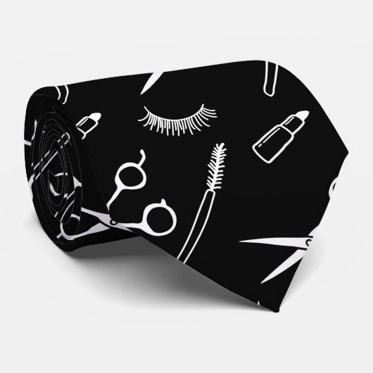 美容師美容院メイクアップアーティスト美しい ネクタイ (ロール)
