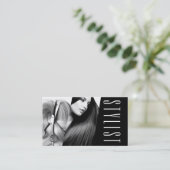 美容師美容院美しいサロン事業 名刺 (スタンド正面)